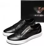 giorgio armani chaussures sneaker  punching cowhide